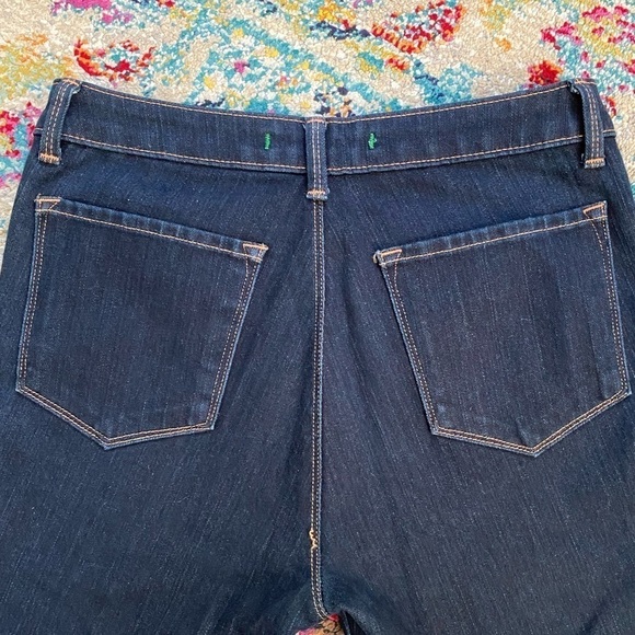 J Brand The Doll High Waisted Flare Bell Bottom Dark Wash Denim Jeans Women’s 28 - Picture 13 of 16